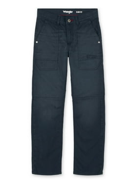 PanpanBox Jeans Boy Patch Pants Elastic Waist Chino Trousers Casual Age 3-8 Years Kids Basic